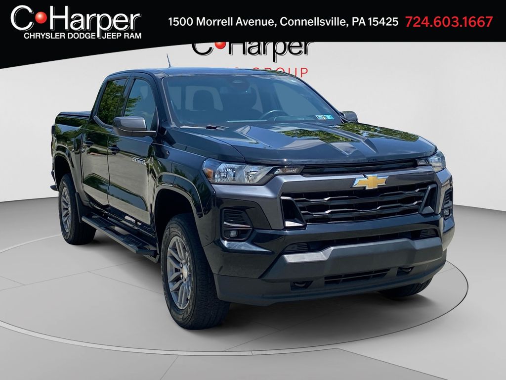 Black 2023 Chevrolet Colorado Pickup Truck Four-Wheel Drive 8-Speed Automatic