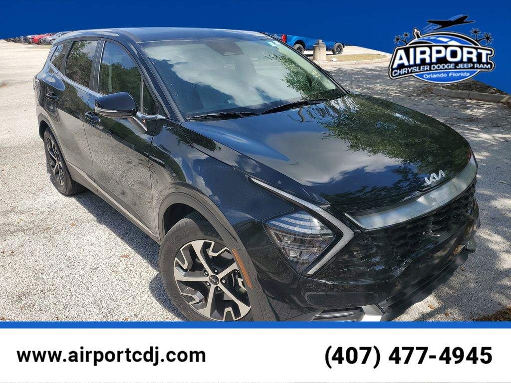 Ebony Black 2025 Kia Sportage EX FWD SUV / Crossover Front-Wheel Drive 8-Speed Automatic