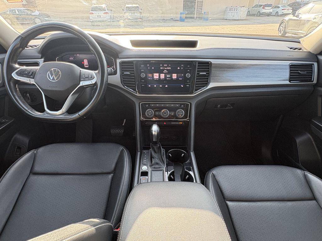 2021 Volkswagen Atlas SEL White at DeMontrond Mazda