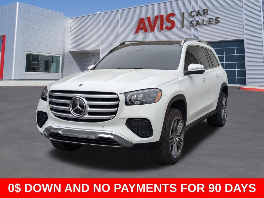 White 2025 Mercedes-Benz GLS 450 4MATIC SUV / Crossover All-Wheel Drive 9-Speed Automatic
