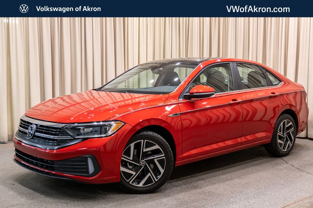 Red Metallic 2024 Volkswagen Jetta Sedan Front-Wheel Drive 8-Speed Automatic
