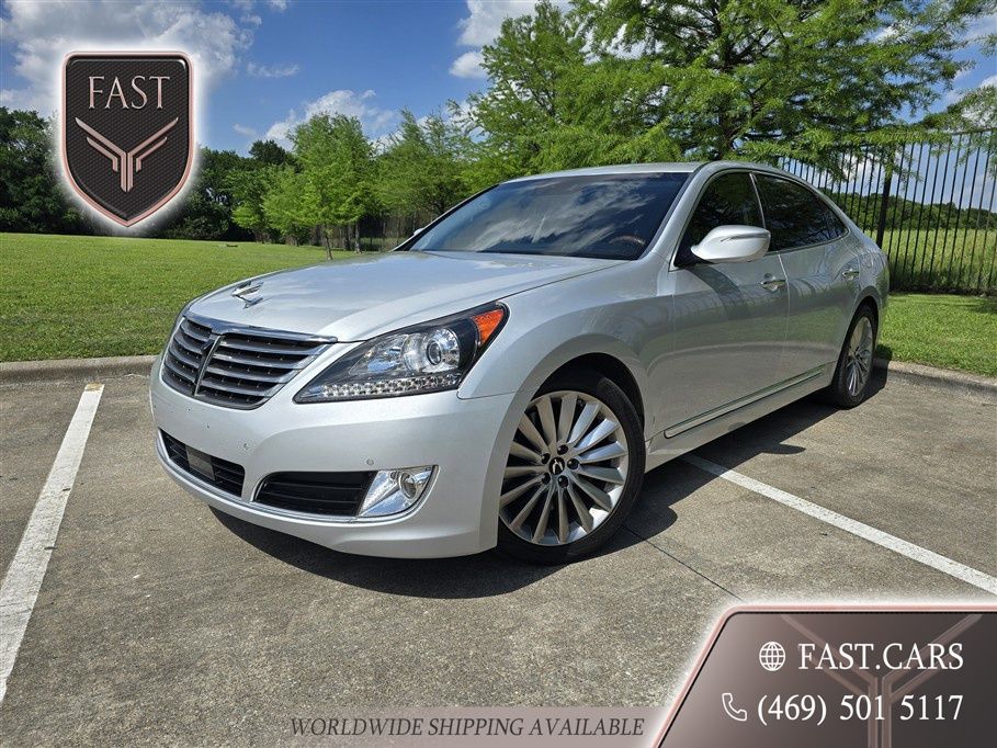 Santiago Silver 2016 Hyundai Equus Ultimate RWD Sedan Rear-Wheel Drive 8-Speed Automatic