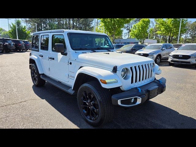 Bright White Clearcoat 2023 Jeep Wrangler 4xe Sahara 4WD SUV / Crossover Four-Wheel Drive 8-Speed Automatic