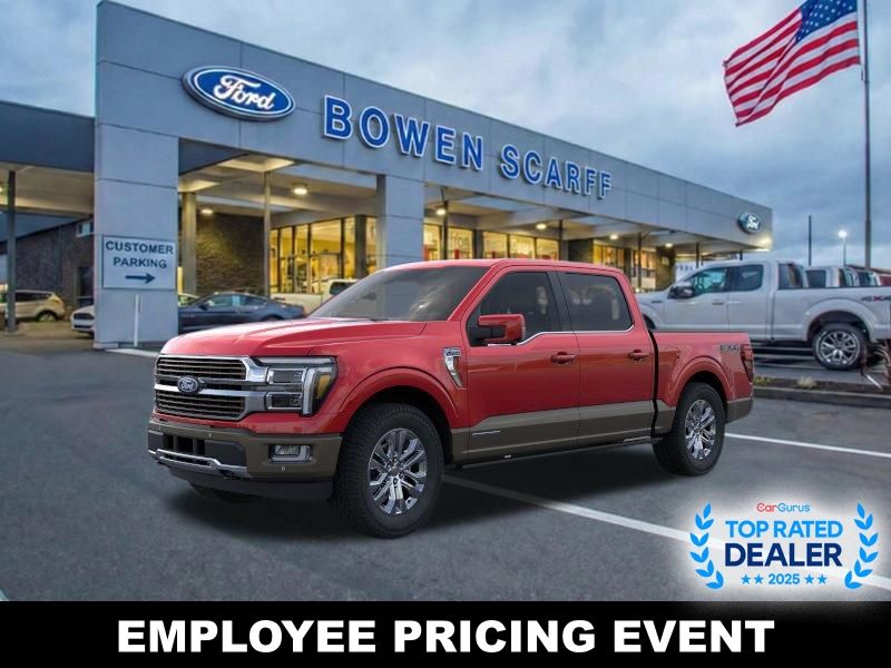 Ruby Red Metallic Tinted Clearcoat 2026 Ford F-150 King Ranch SuperCrew 4WD Pickup Truck Four-Wheel Drive Automatic