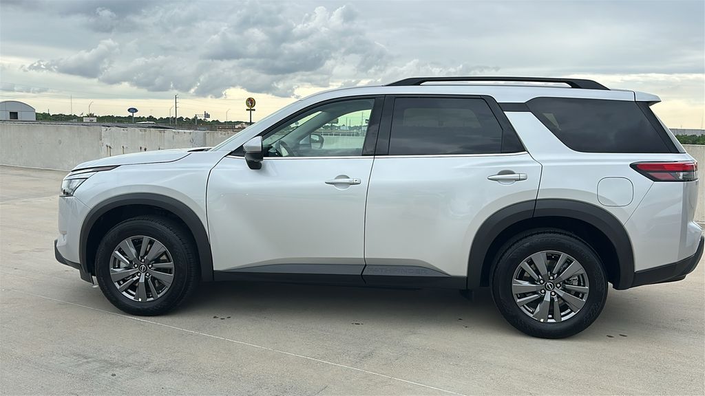2025 Nissan Pathfinder SV Silver at Bravo Nissan