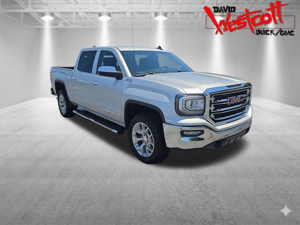 Quicksilver Metallic 2018 GMC Sierra 1500 Pickup Truck Four-Wheel Drive 6-Speed Automatic Overdrive