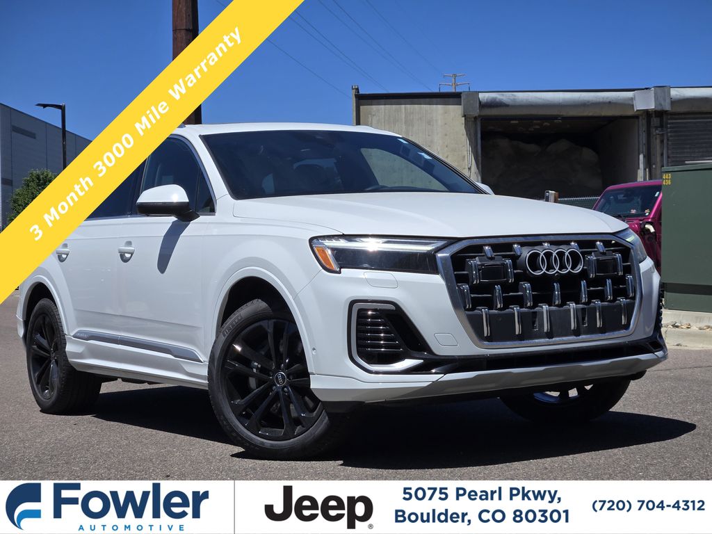 Carrara White 2025 Audi Q7 SUV / Crossover All-Wheel Drive 8-Speed Automatic