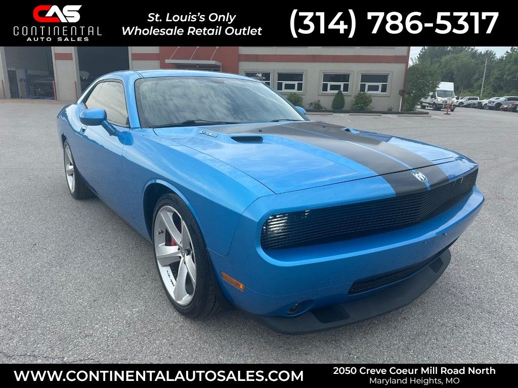 B5 Blue Pearlcoat 2010 Dodge Challenger Coupe Rear-Wheel Drive 6-Speed Manual