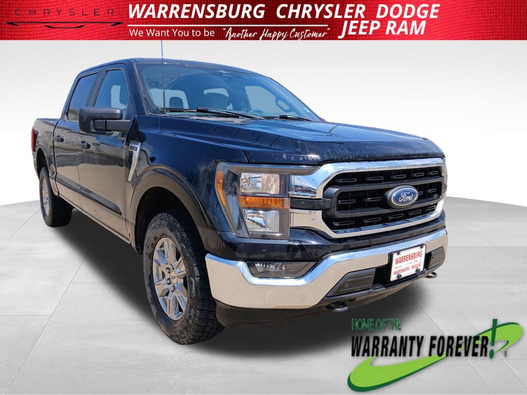 Black 2023 Ford F-150 Pickup Truck Four-Wheel Drive Automatic