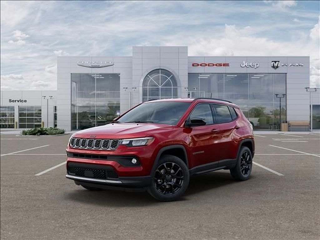 red hot pearlcoat 2026 Jeep Compass Latitude 4WD SUV / Crossover Four-Wheel Drive 8-Speed Automatic