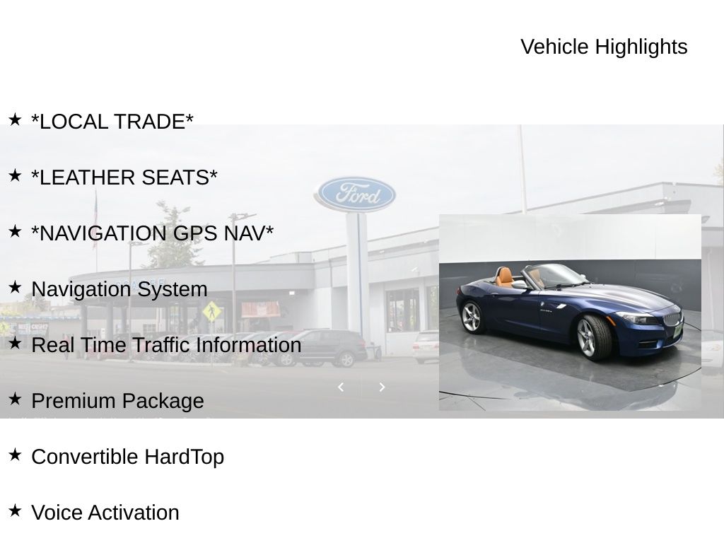 2012 BMW Z4 sDrive35is