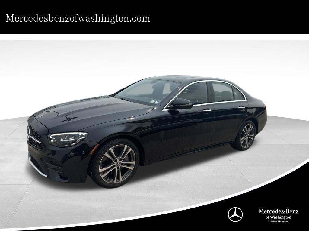 Black 2021 Mercedes-Benz E-Class Sedan All-Wheel Drive 9-Speed Automatic