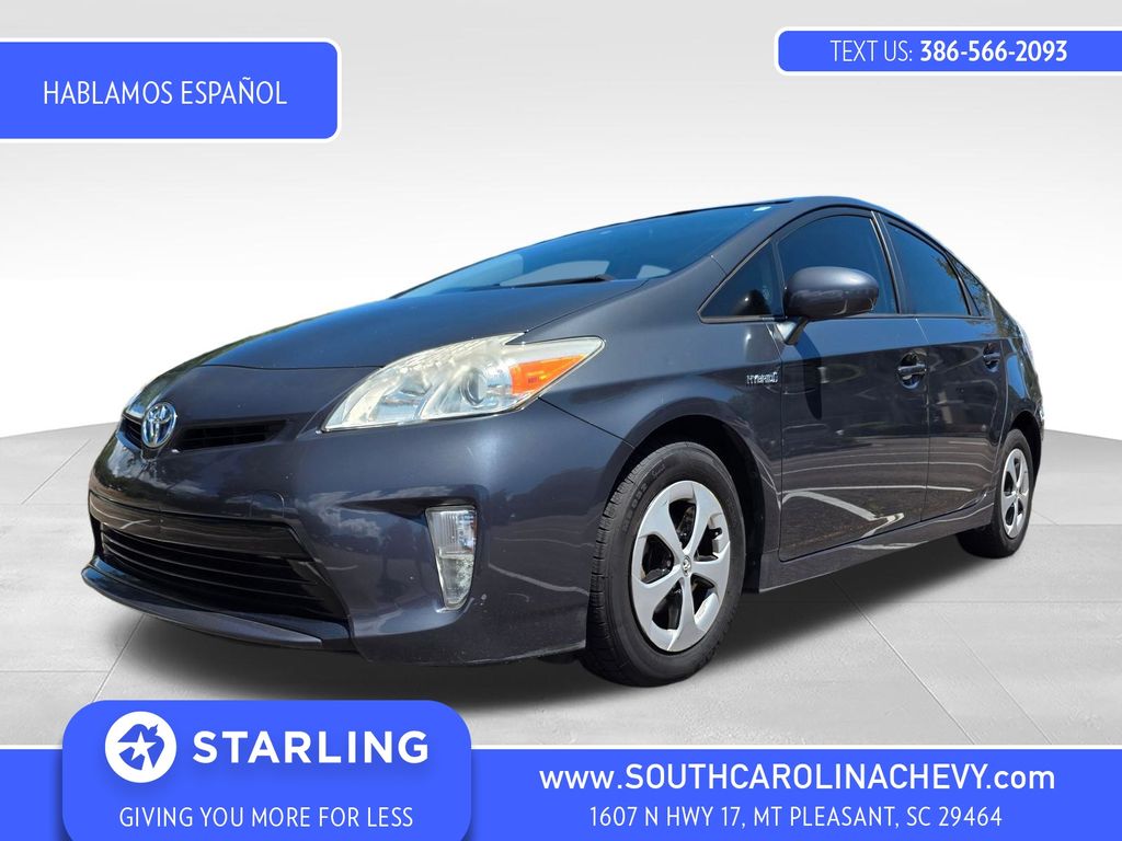 Winter Gray Metallic 2015 Toyota Prius Hatchback Front-Wheel Drive Continuously Variable Transmission