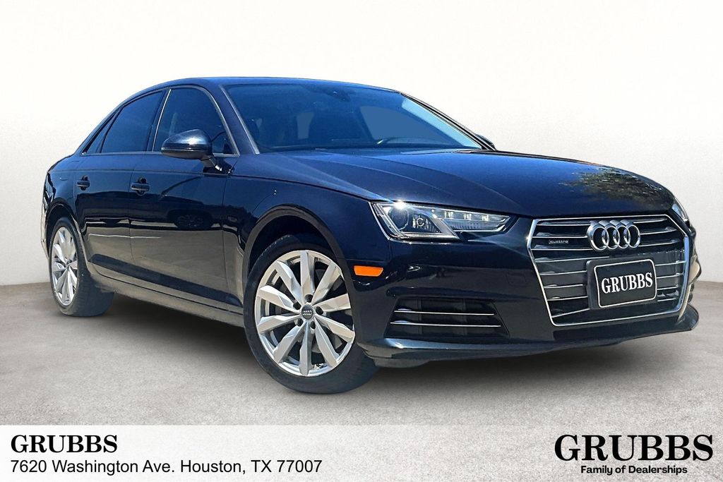 Brilliant Black 2017 Audi A4 Sedan All-Wheel Drive 7-Speed Automatic