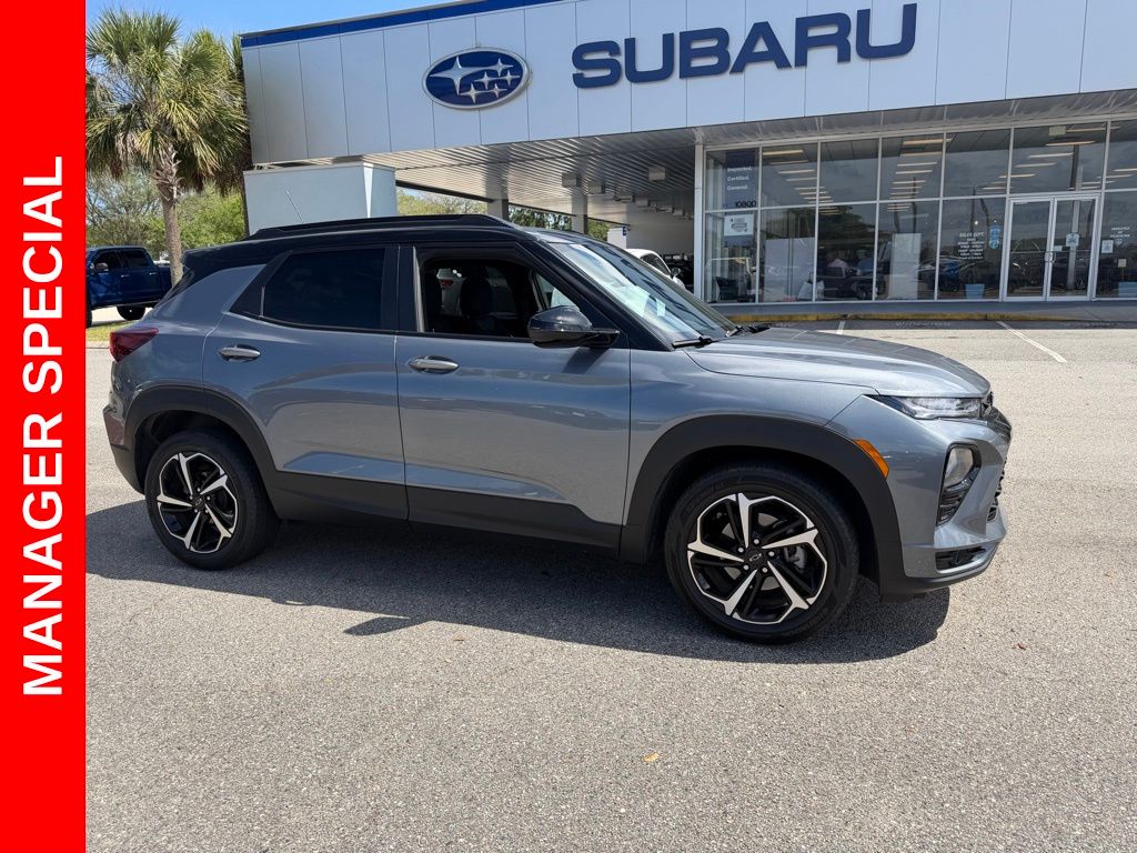 Gray (Satin Steel Metallic) 2021 Chevrolet Trailblazer SUV / Crossover Front-Wheel Drive Continuously Variable Transmission