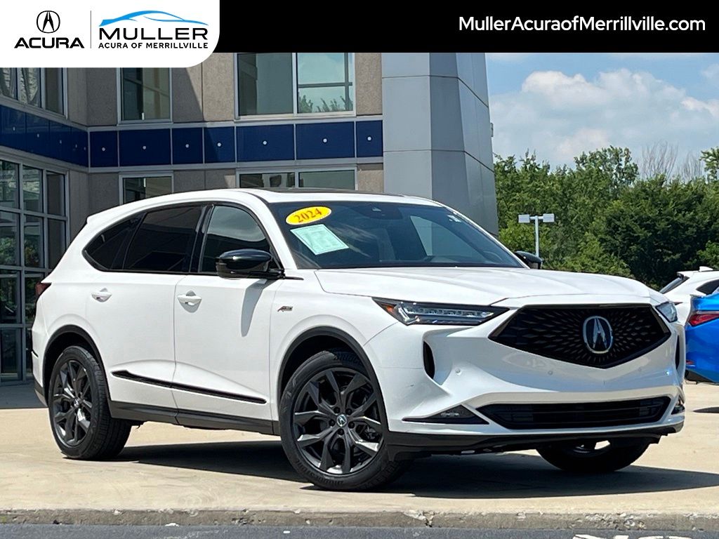Platinum White Pearl 2024 Acura MDX SUV / Crossover All-Wheel Drive Automatic