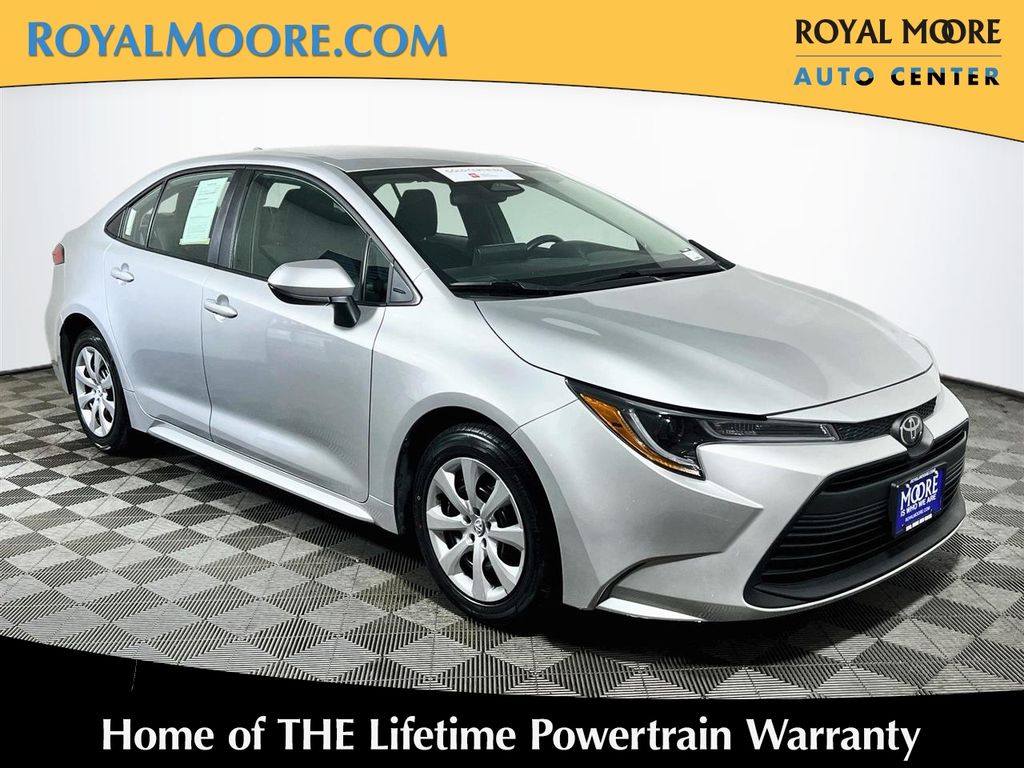 Classic Silver Metallic 2025 Toyota Corolla Sedan Front-Wheel Drive Continuously Variable Transmission