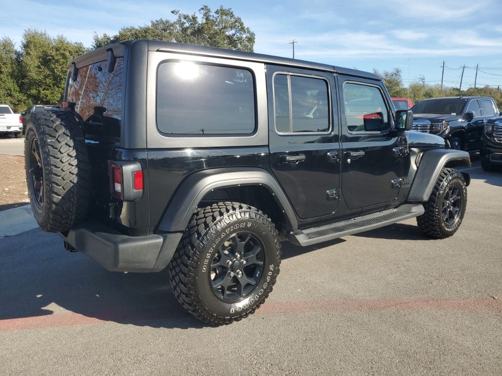 Used Car 2022 Jeep Wrangler  Unlimited Willys For Sale Under $30,000 In Austin, Texas