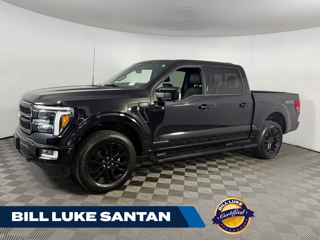 Agate Black Metallic 2024 Ford F-150 Pickup Truck Four-Wheel Drive Automatic