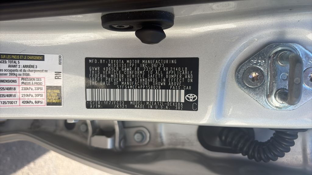 Certified Used 2023 Silver Toyota SE image 25