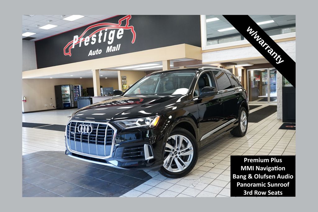 Night Black 2021 Audi Q7 SUV / Crossover All-Wheel Drive 8-Speed Automatic