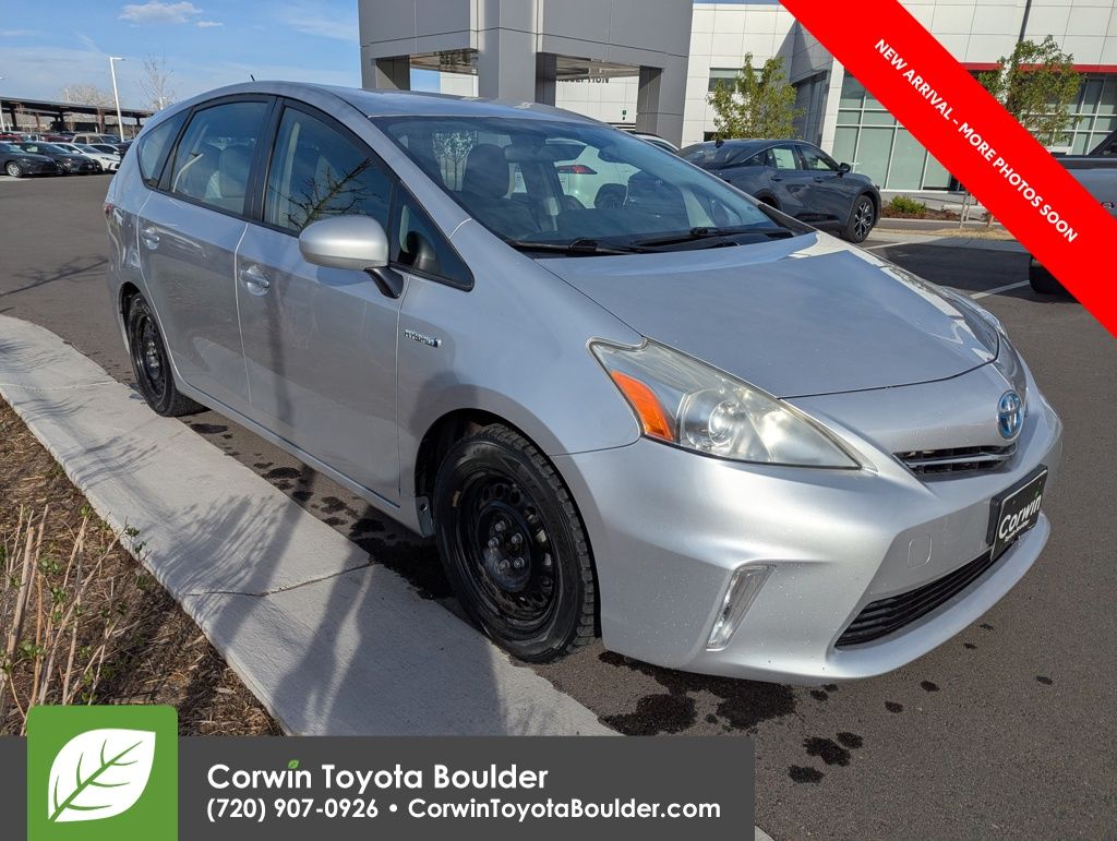 Classic Silver Metallic 2012 Toyota Prius v Three FWD Wagon Front-Wheel Drive Continuously Variable Transmission
