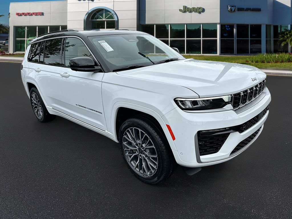 Bright White Clearcoat 2026 Jeep Grand Cherokee L Summit 4WD SUV / Crossover Four-Wheel Drive 8-Speed Automatic