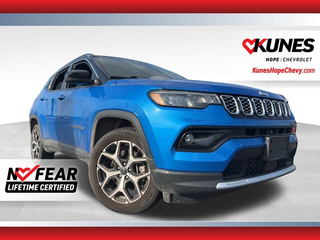 Hydro Blue Pearlcoat 2025 Jeep Compass Limited 4WD SUV / Crossover Four-Wheel Drive 8-Speed Automatic
