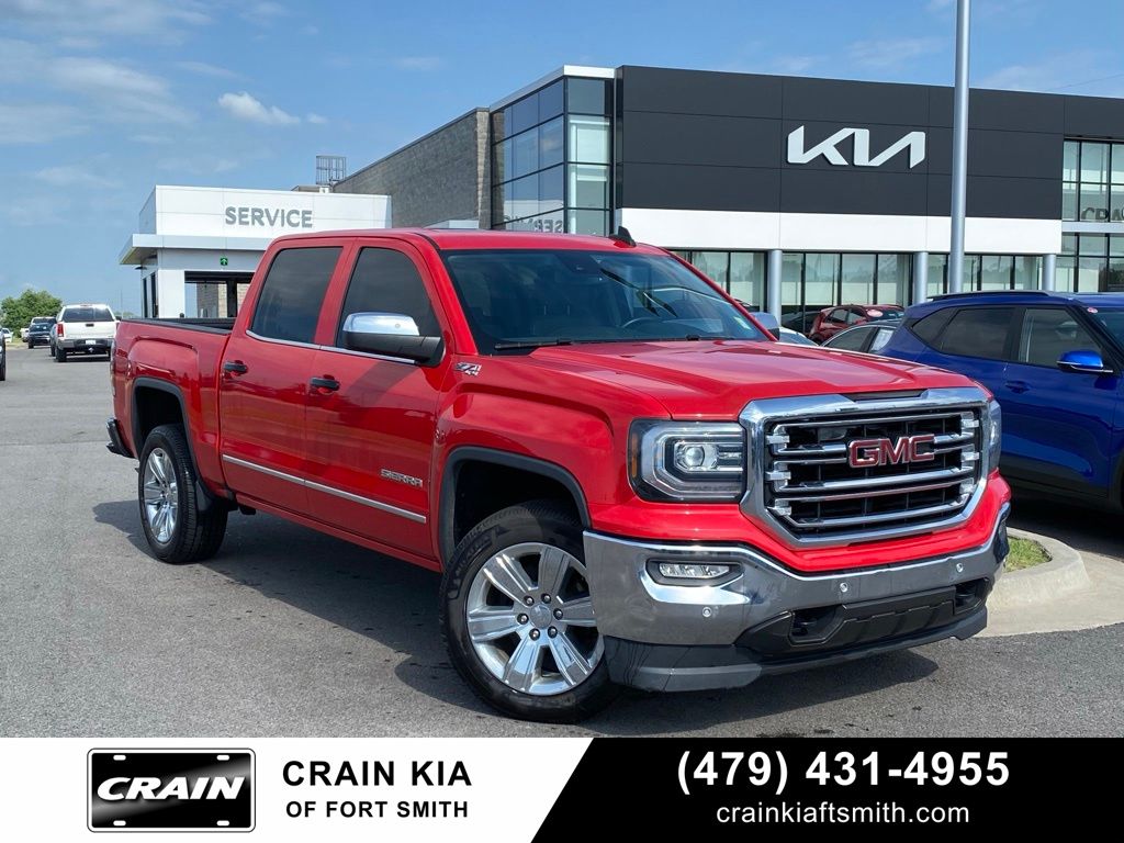 Cardinal Red 2017 GMC Sierra 1500 Pickup Truck Four-Wheel Drive 8-Speed Automatic Overdrive