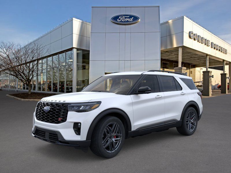 Star White Metallic Tri-Coat 2026 Ford Explorer SUV / Crossover All-Wheel Drive Automatic