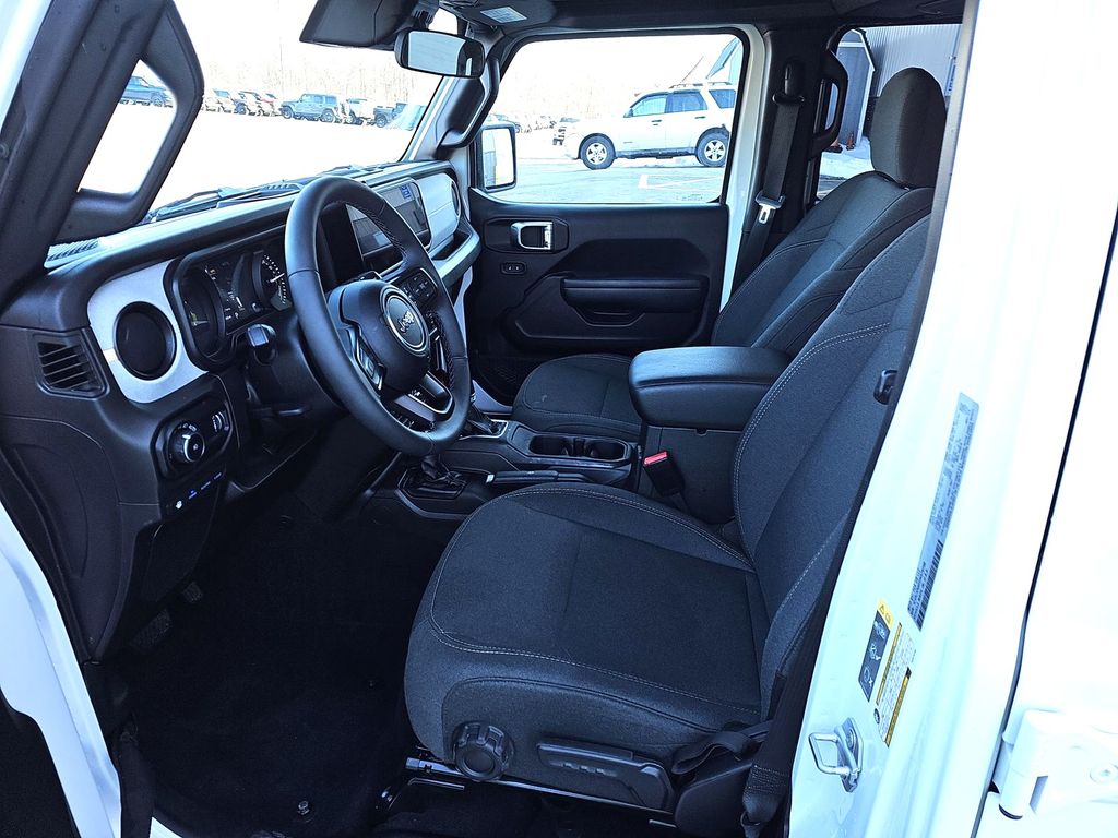 2025 Bright White Clearcoat Jeep Wrangler Willys 4xe 4X4 SUV