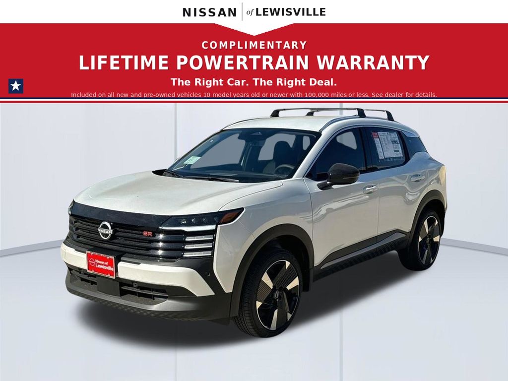 Aspen White Tricoat 2026 Nissan Kicks SUV / Crossover Front-Wheel Drive Continuously Variable Transmission