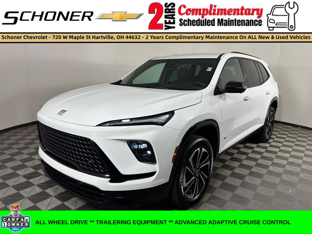 Summit White 2025 Buick Enclave SUV / Crossover Four-Wheel Drive 8-Speed Automatic