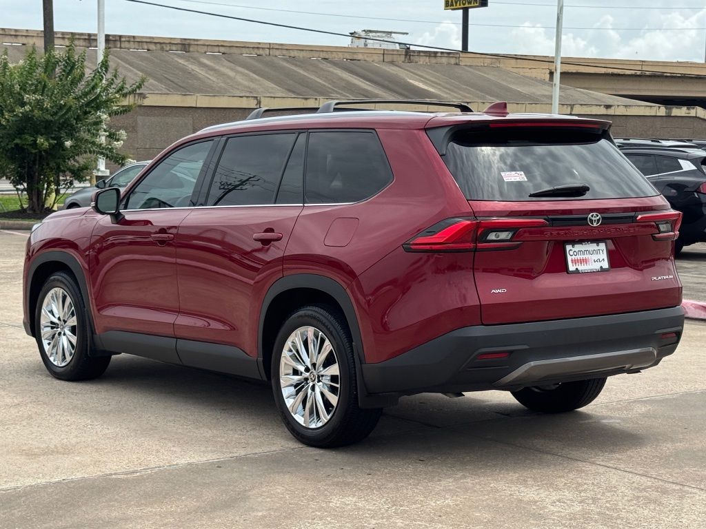 2024 Toyota Grand Highlander Platinum Red at Don McGill Toyota