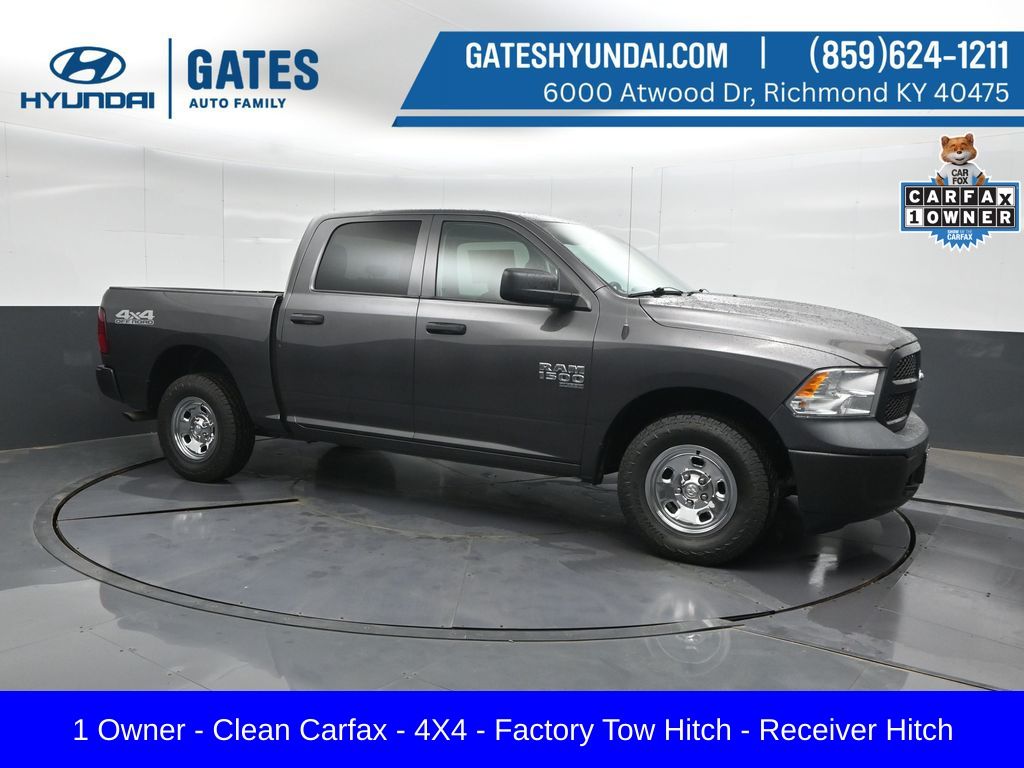 Gray (Granite Crystal Metallic Clearcoat) 2021 RAM 1500 Pickup Truck Four-Wheel Drive 8-Speed Automatic