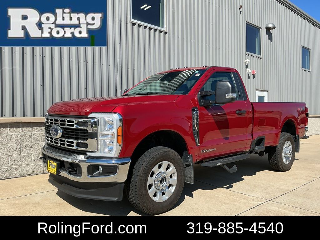 Red Metallic 2023 Ford F-350 Super Duty XLT LB 4WD Pickup Truck Four-Wheel Drive Automatic