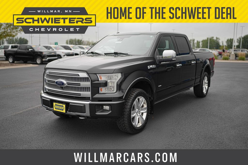 Tuxedo Black Metallic 2015 Ford F-150 Pickup Truck Four-Wheel Drive 6-Speed Automatic