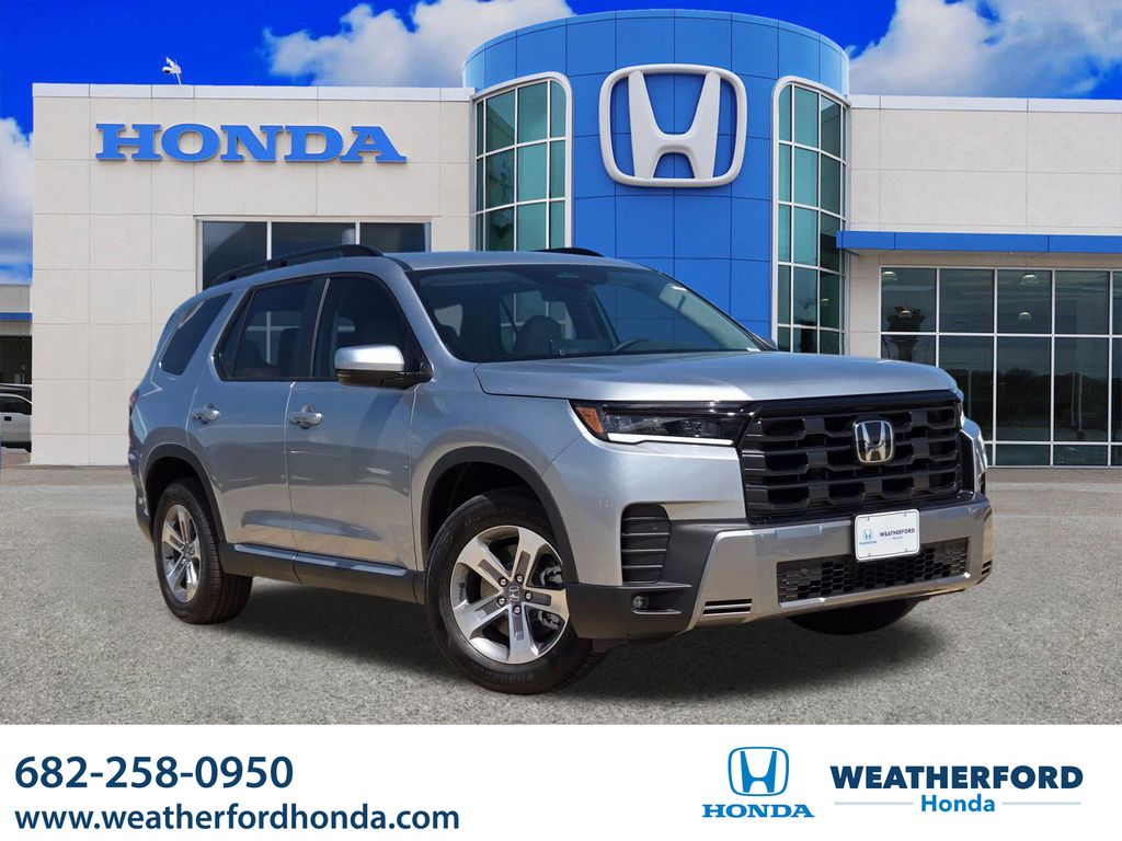 Silver 2026 Honda Pilot EX-L FWD SUV / Crossover Front-Wheel Drive Automatic