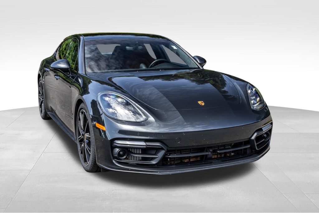 Gray (Volcano Grey Metallic) 2020 Porsche Panamera Sedan All-Wheel Drive 8-Speed Automatic