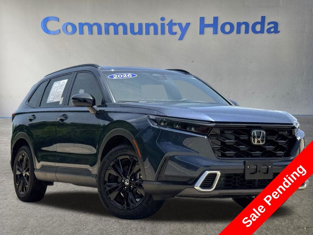 2026 Honda CR-V Hybrid Sport Touring Blue at Classic Chevrolet Galveston