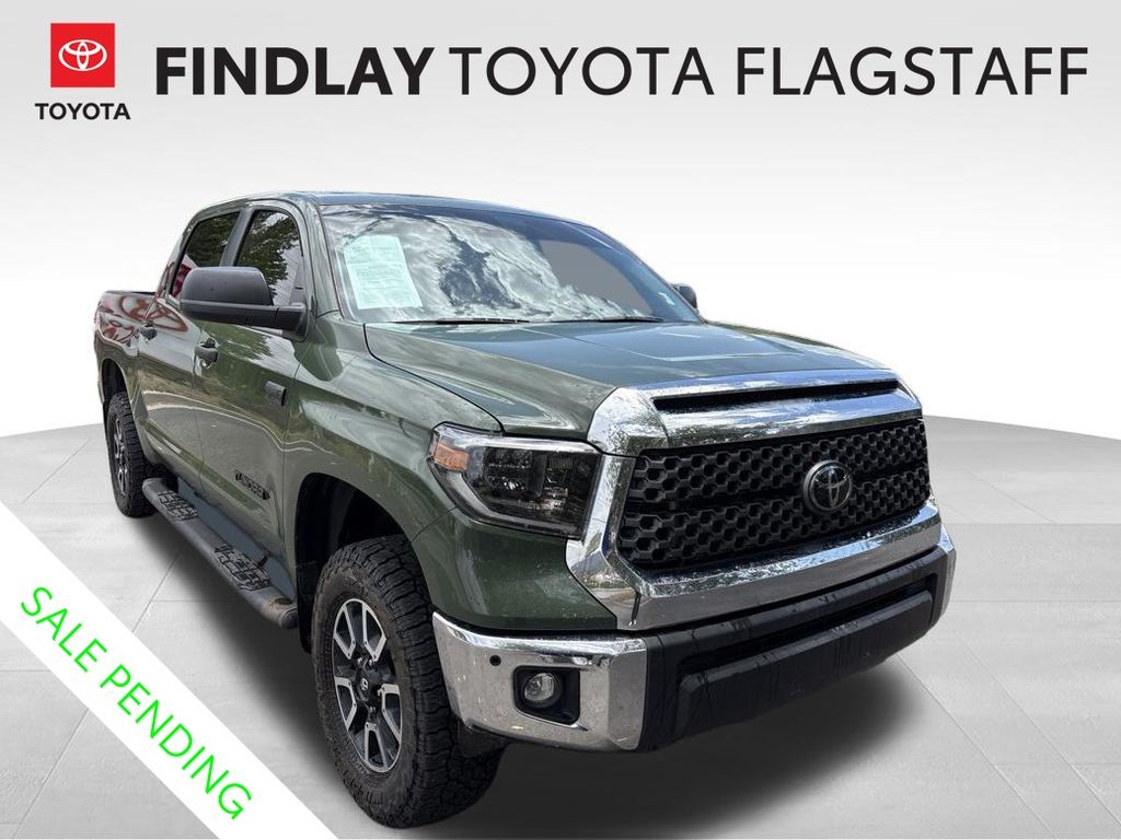 Army Green 2021 Toyota Tundra Pickup Truck Four-Wheel Drive 6-Speed Automatic