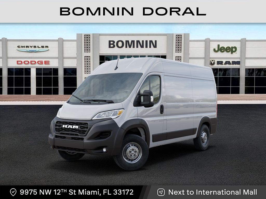Bright White Clearcoat 2026 RAM ProMaster Van Front-Wheel Drive 9-Speed Automatic