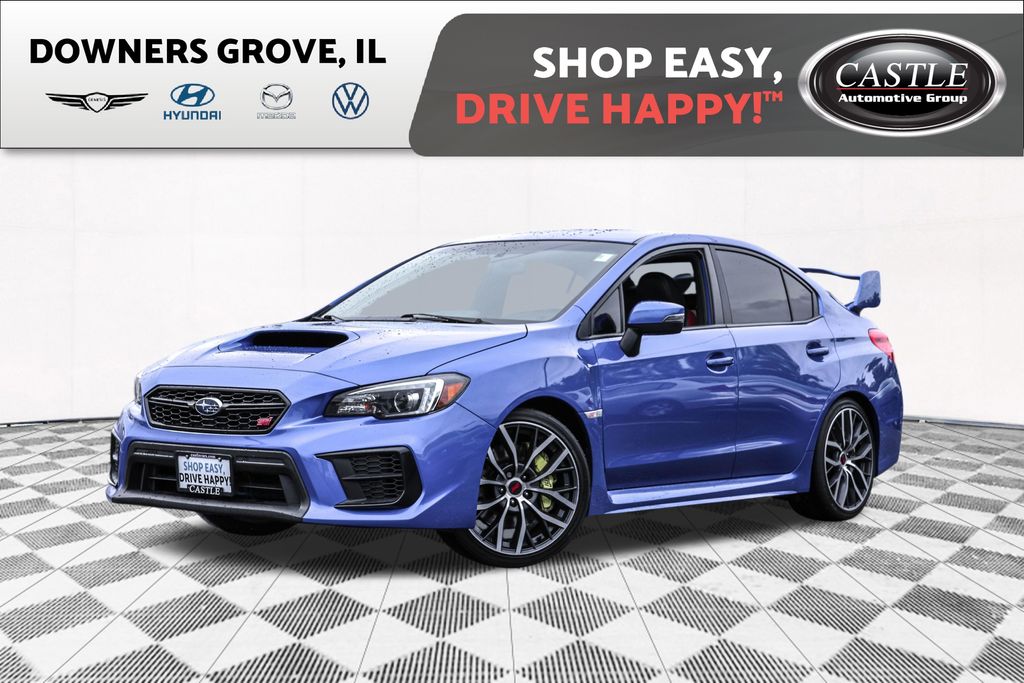 WR Blue Pearl 2021 Subaru WRX STI Sedan All-Wheel Drive 6-Speed Manual
