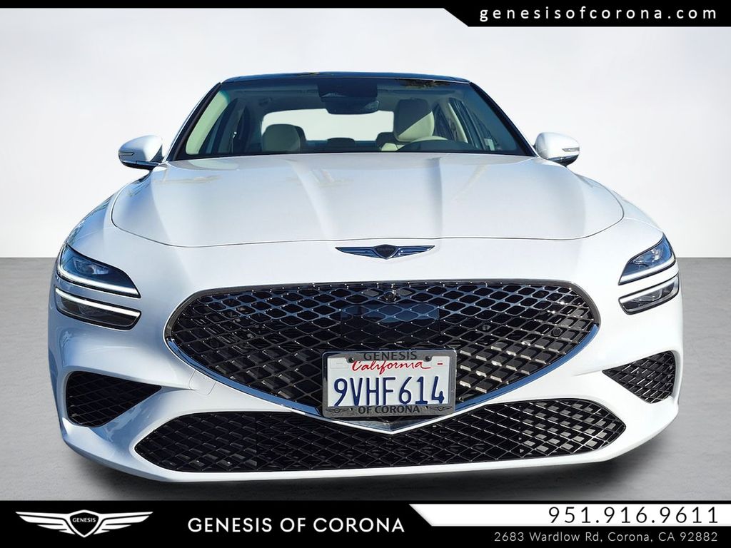 Alta White 2026 Genesis G70 2.5T Prestige RWD Sedan Rear-Wheel Drive 8-Speed Automatic