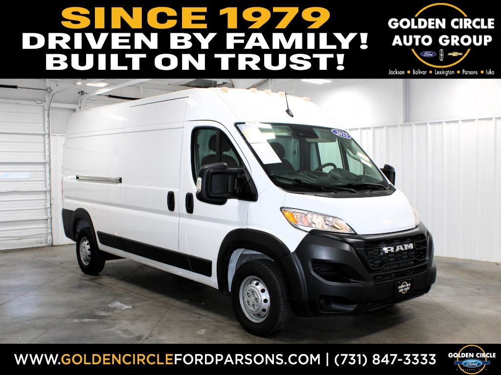 Bright White Clearcoat 2023 RAM ProMaster Van Front-Wheel Drive 9-Speed Automatic