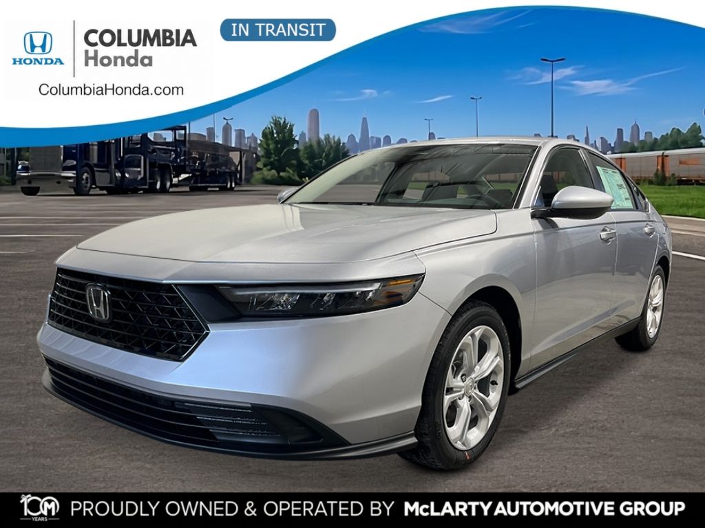 Solar Silver Metallic 2026 Honda Accord Sedan Front-Wheel Drive Continuously Variable Transmission