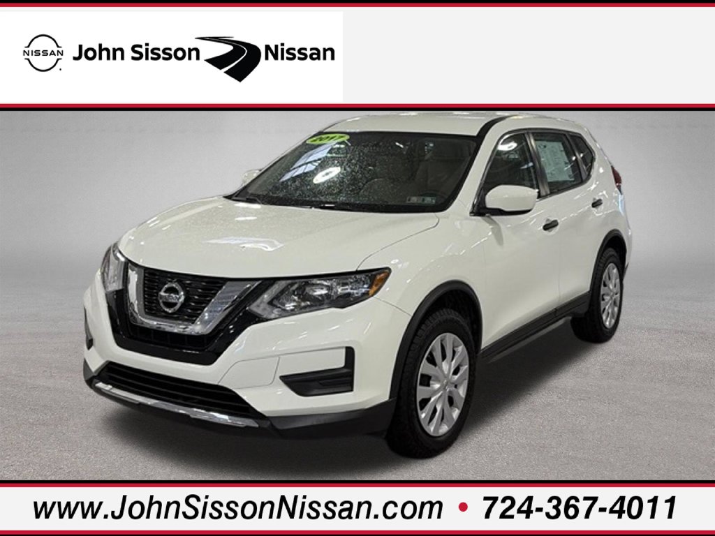 2017 Nissan Rogue S White at Sutliff Volkswagen