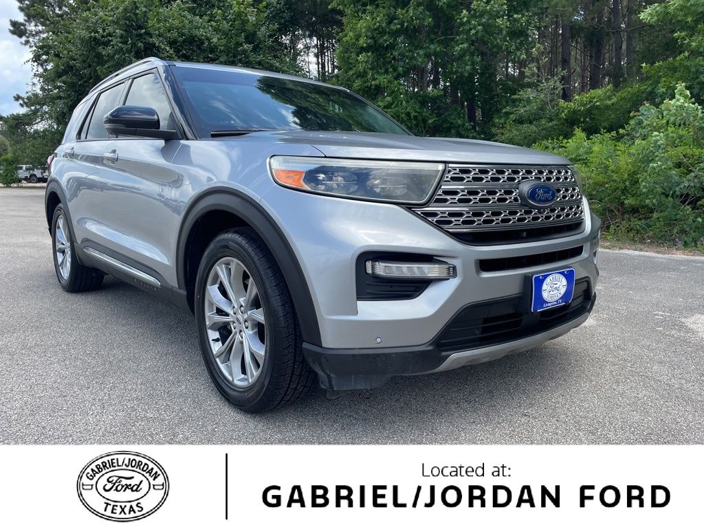 Silver Metallic 2021 Ford Explorer SUV / Crossover Rear-Wheel Drive Automatic