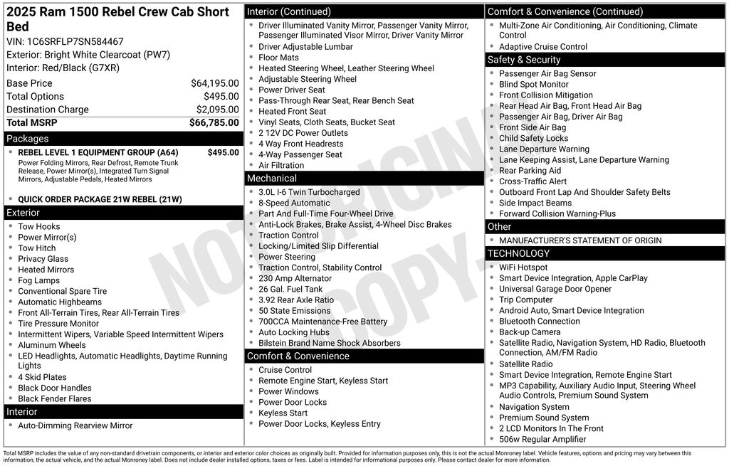 Used 2025 Ram 1500 Truck