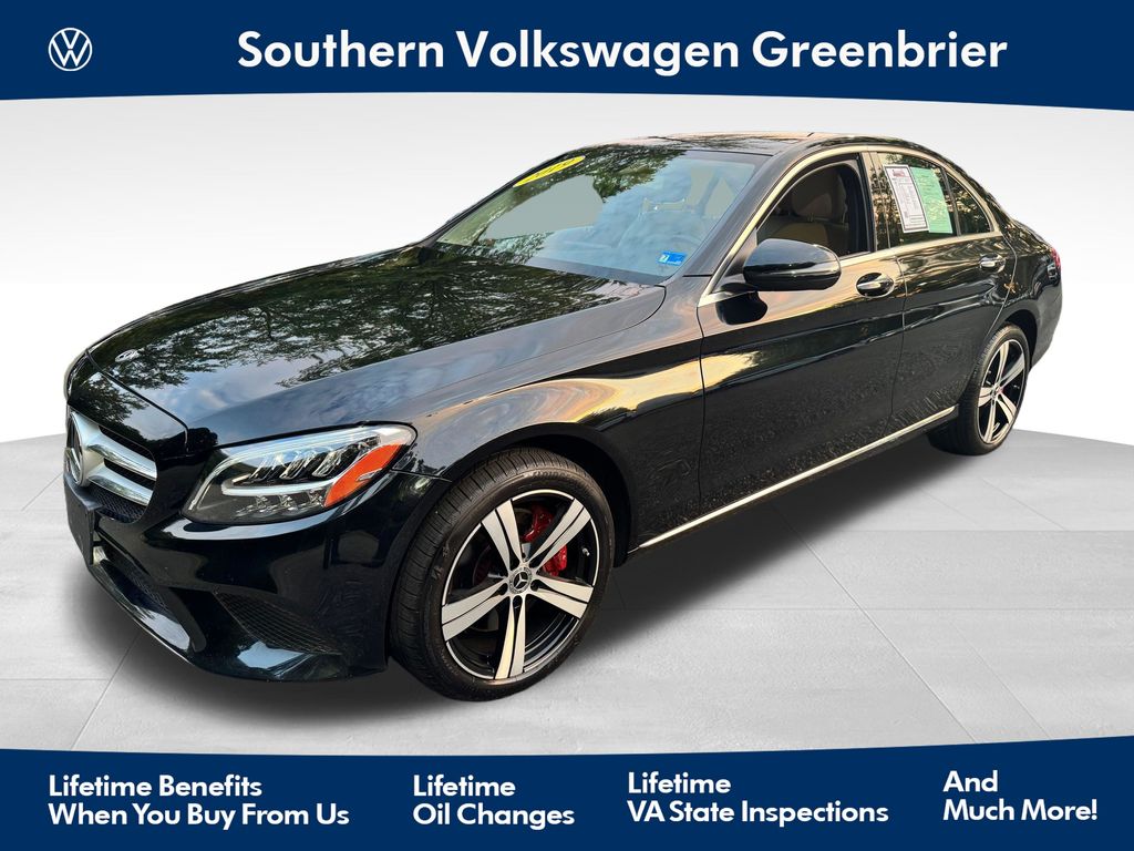 Black 2019 Mercedes-Benz C-Class Sedan All-Wheel Drive 9-Speed Automatic